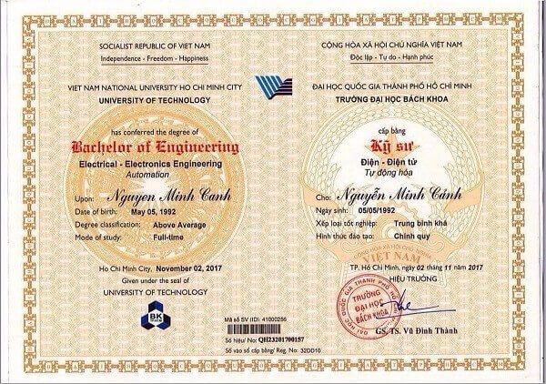 Làm Bằng Đại Học Bách Khoa TPHCM An Toàn, Kín Đáo