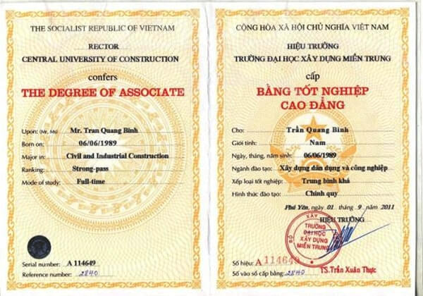 Chuyên Làm Bằng Đại Học Ở Hải Phòng Bao Rẻ Bao Công Chứng