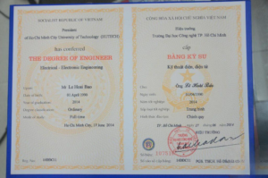 Làm Bằng Đại Học Hutech Kèm Bảng Điểm Phôi Thật