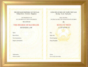 Làm Bằng Đại Học Mở Phôi Thật Uy TÍn Chất Lượng