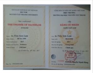 Làm Bằng Đại Học Nguyễn Tất Thành Có Bảng Điểm