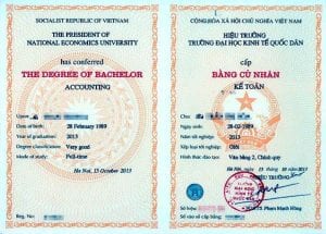 Dịch vụ làm bằng giả đại học kinh tế quốc dân chất lượng