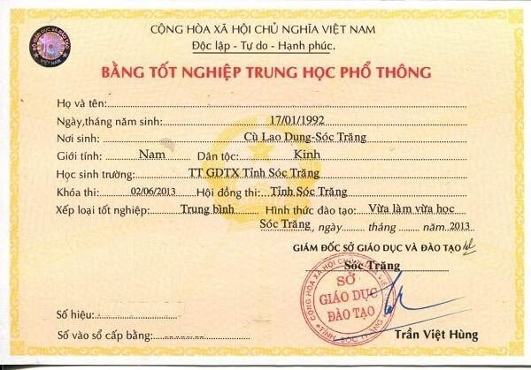 Làm bằng tốt nghiệp giáo dục thường xuyên và những điều cần biết
