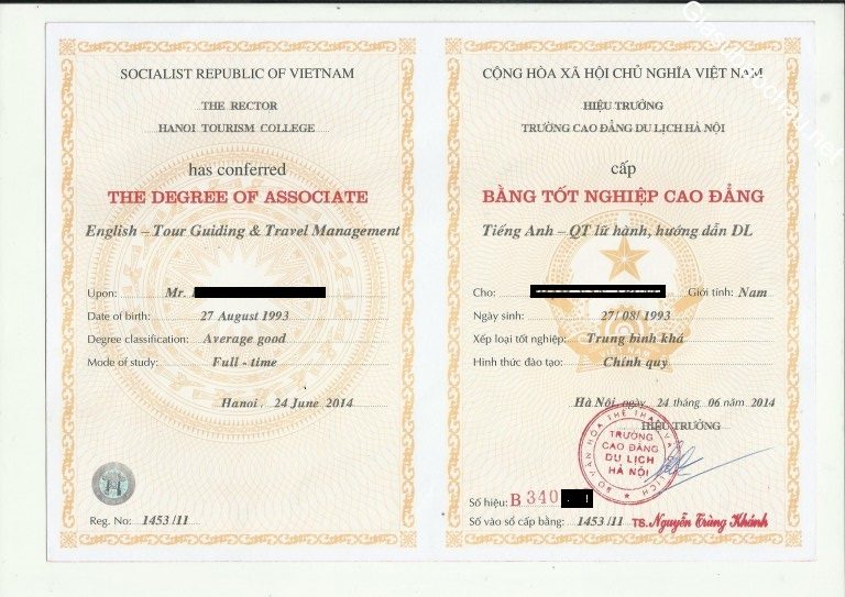 Làm Bằng Cao Đẳng Nghề Du Lịch Sài Gòn Uy Tín Giá Rẻ