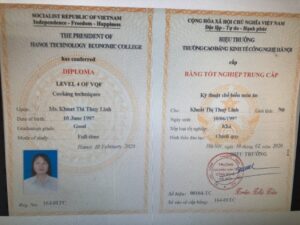 Làm Bằng Cao Đẳng Tại Hà Nội Phôi Thật - Nhanh Chóng - Uy Tín