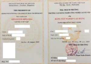 Làm Bằng Cao Đẳng Tại Hà Nội Phôi Thật - Nhanh Chóng - Uy Tín