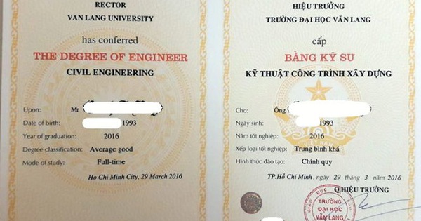 Làm Bằng Đại Học Văn Lang Phôi Thật Chuyên Nghiệp Nhất