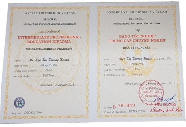 Làm Bằng Trung Cấp Dược Ở Đâu Thì Tốt, Giá Rẻ?