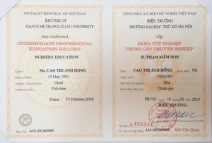 Mua Bằng Giáo Viên Mầm Non Chất Lượng Uy Tín