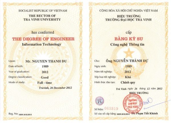 Mua Bằng Trung Cấp Công Nghệ Thông Tin Uy Tín Dễ Xin Việc