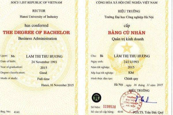 Chuyên Làm Bằng Đại Học Ở Hải Phòng Bao Rẻ Bao Công Chứng
