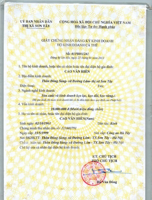 Dịch Vụ Làm Giấy Phép Kinh Doanh Giả Lấy Ngay Uy Tín