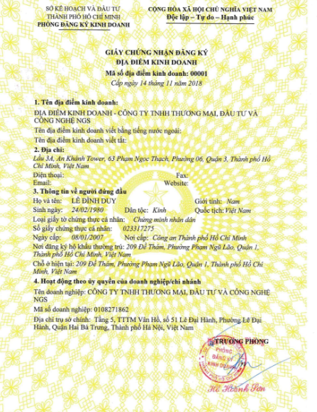 Dịch Vụ Làm Giấy Phép Kinh Doanh Giả Lấy Ngay Uy Tín