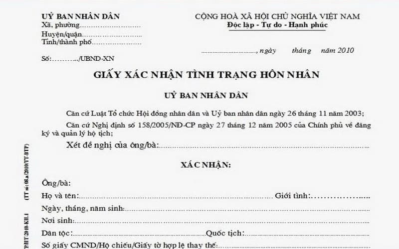 Dịch Vụ Làm Giấy Độc Thân Giả Uy Tín Và Chuyên Nghiệp