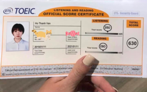Dịch vụ làm chứng chỉ TOEIC giá rẻ tại Làm Bằng Đại Học