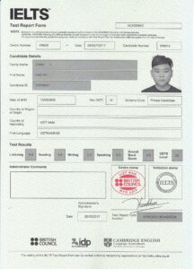 Làm chứng chỉ IELTS Uy TÍn Chất Lượng