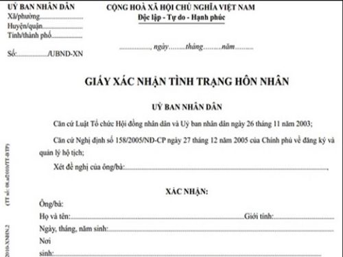 Dịch Vụ Làm Giấy Độc Thân Giả Uy Tín Và Chuyên Nghiệp