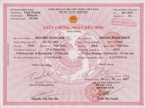 Làm Giấy Kết Hôn Giả Chất Lượng Tại Làm Bằng Đại Học