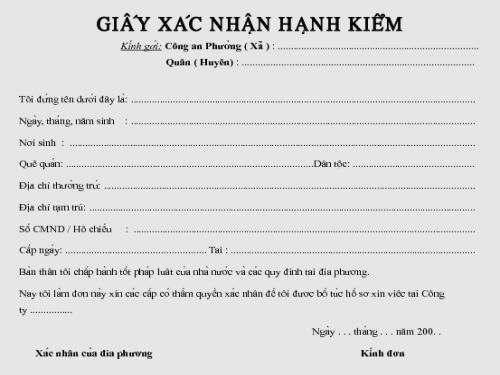 Dịch Vụ Làm Giấy Xác Nhận Hạnh Kiểm Giá Rẻ