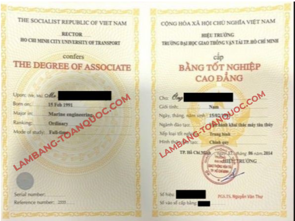 Làm Bằng Cao Đẳng Phôi Thật Bao Xin Việc Giá Từ 2 Triệu