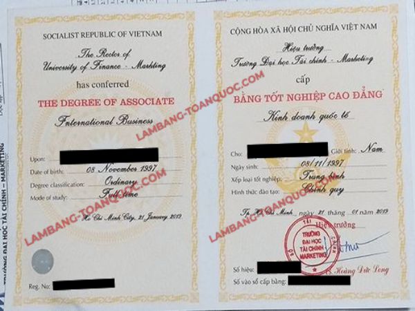 Làm Bằng Cao Đẳng Phôi Thật Bao Xin Việc Giá Từ 2 Triệu