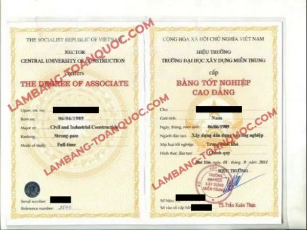 Làm bằng cao đẳng