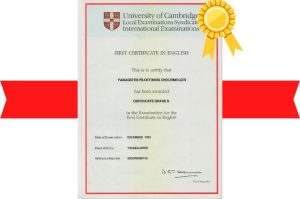 Làm Chứng Chỉ FCE Phôi Thật Bao Du Học