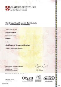 Làm Chứng Chỉ CAE Phôi Thật Bao Công Chứng Xin Việc