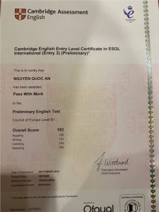 Làm Chứng Chỉ PET Phôi Thật Tại Làm Bằng Đại Học