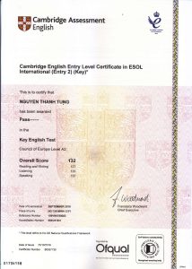 Những thông tín về chứng chỉ KET mà bạn cần biết