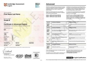 Làm Chứng Chỉ CAE Phôi Thật Bao Công Chứng Xin Việc