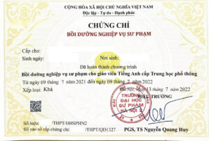 Làm Chứng Chỉ Sư Phạm Giá Rẻ Tại Làm Bằng Đại Học