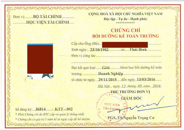 Làm Chứng Chỉ Kế Toán Trưởng Nhanh Chóng Tại Làm Bằng Đại Học