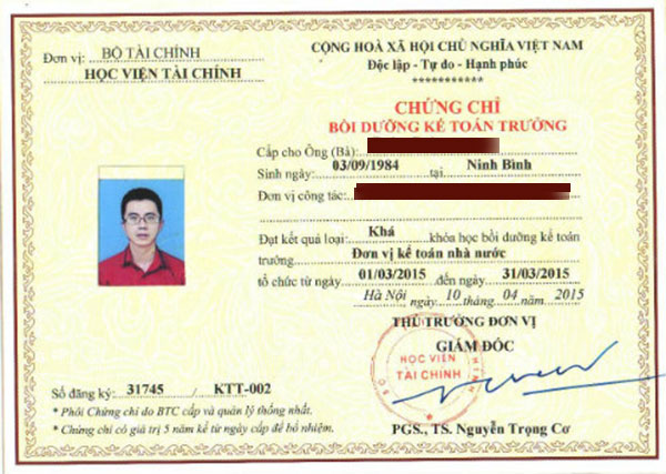 Làm Chứng Chỉ Kế Toán Viên Giá Rẻ Tại Làm Bằng Đại Học