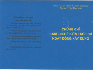 Làm Chứng Chỉ Hành Nghề Kiến Trúc Sư Giá Rẻ Tại LBTQ