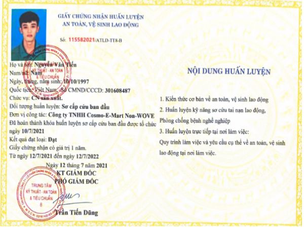 Làm Chứng Chỉ An Toàn Lao Động Tại Làm Bằng Đại Học