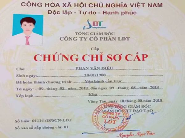 Làm Chứng Chỉ Cầu Trục Lấy Ngay Tại Làm Bằng Đại Học