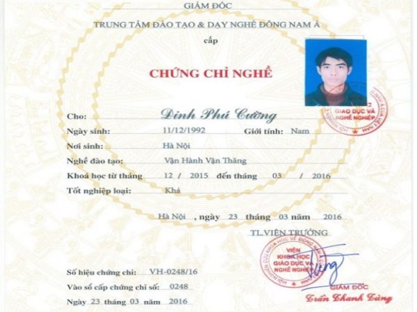 Làm Chứng Chỉ Cầu Trục Lấy Ngay Tại Làm Bằng Đại Học
