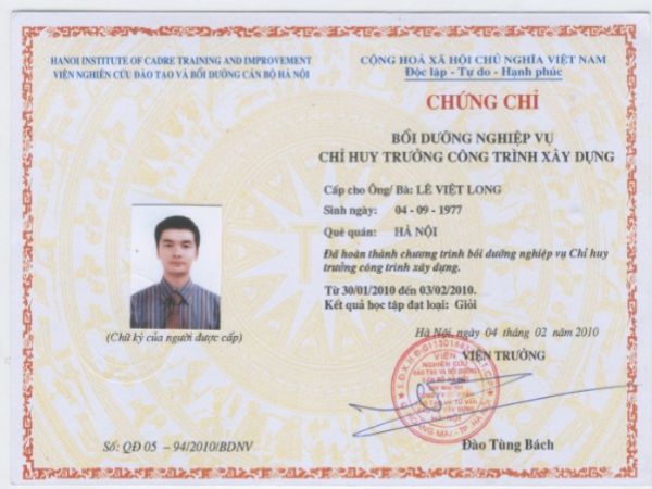 Làm Chứng Chỉ Chỉ Huy Trưởng Chuyên Nghiệp Tại Làm Bằng Đại Học