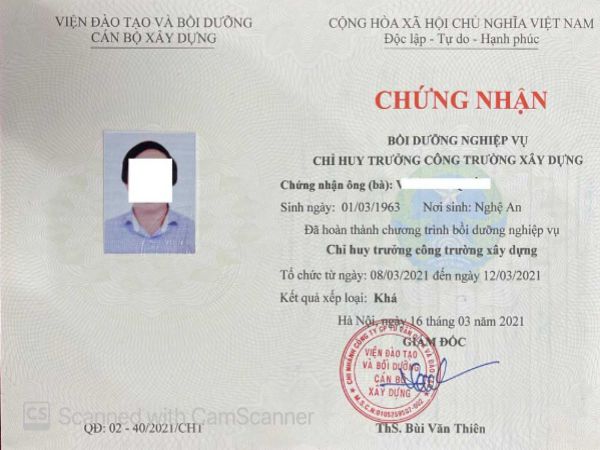 Làm Chứng Chỉ Chỉ Huy Trưởng Chuyên Nghiệp Tại Làm Bằng Đại Học
