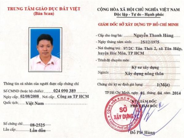 Làm Chứng Chỉ Định Giá Xây Dựng Uy Tín Tại Làm Bằng Đại Học