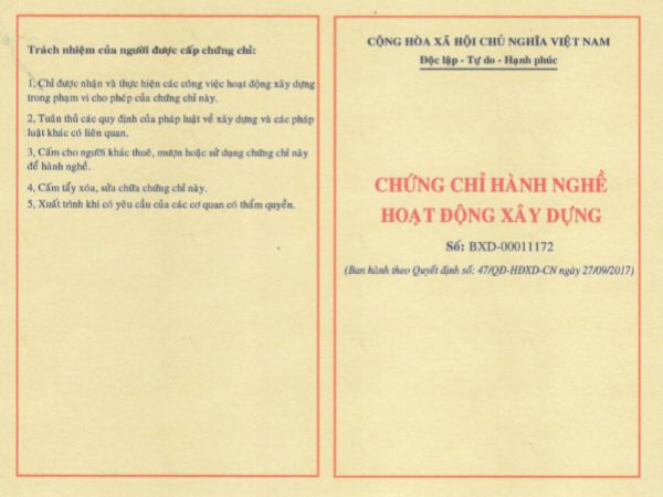 Làm Chứng Chỉ Giám Sát Xây Dựng Giá Rẻ - Nhanh Chóng