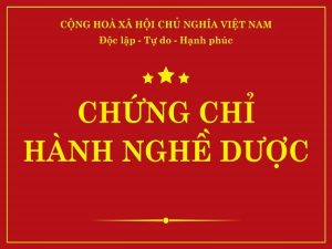 Làm Chứng Chỉ Hành Nghề Dược Tại Làm Bằng Đại Học