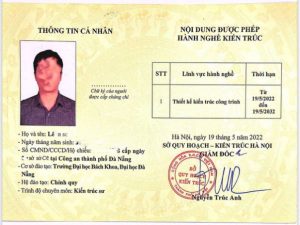 Làm Chứng Chỉ Hành Nghề Kiến Trúc Sư 2023 Giá Rẻ Tại LBTQ