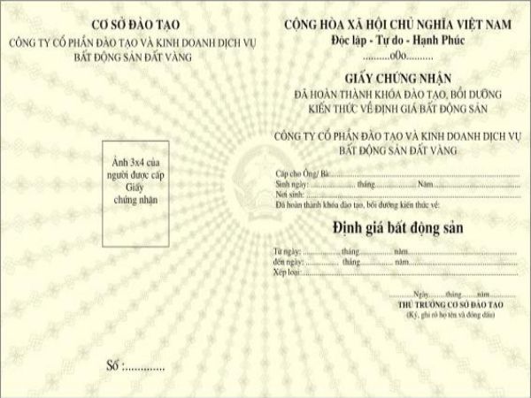 Dịch Vụ Làm Chứng Chỉ Môi Giới Bất Động Sản Uy Tín Và Nhanh Chóng