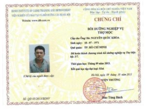Làm Chứng Chỉ Nghề Mộc Lấy Ngay Tại Làm Bằng Đại Học