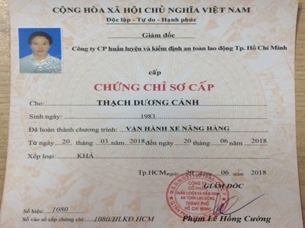 Làm Chứng Chỉ Xe Nâng Giá Rẻ Tại Làm Bằng Đại Học