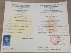Làm Chứng Chỉ Xe Nâng Giá Rẻ Tại Làm Bằng Đại Học