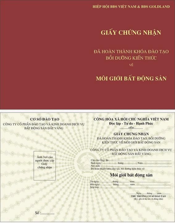 Dịch Vụ Làm Chứng Chỉ Môi Giới Bất Động Sản Uy Tín Và Nhanh Chóng