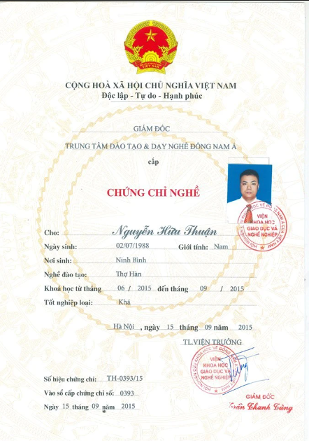 Làm Chứng Chỉ Nghề Hàn Lấy Ngay Tại Làm Bằng Đại Học